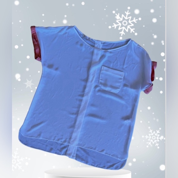 Maria Filo White Short Sleeve Top Size M full buttons at the back - Picture 3 of 16